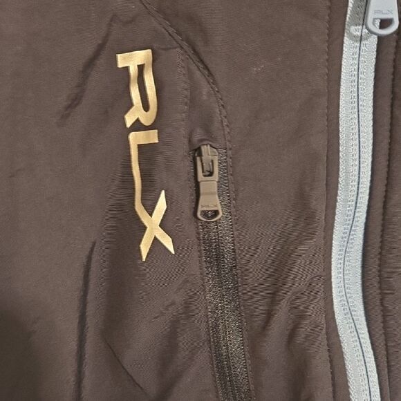 RLX Ralph Lauren Blue and Black Performance Fleece Jacket - Picture 2 of 8